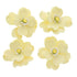 Global Sugar Art Dogwood Rose Sugar Cake Flowers, Yellow with Stamen, with