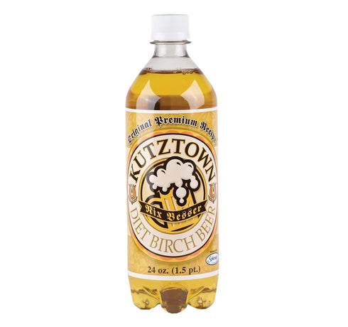 AmishTastes Diet Birch Beer, Kutztown "Nix Besser" PA Dutch Style, 24 Oz. (Pack