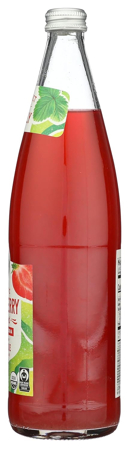25.4 WHOLE FOODS MARKET Organic Strawberry Flavored Italian Soda, FZ