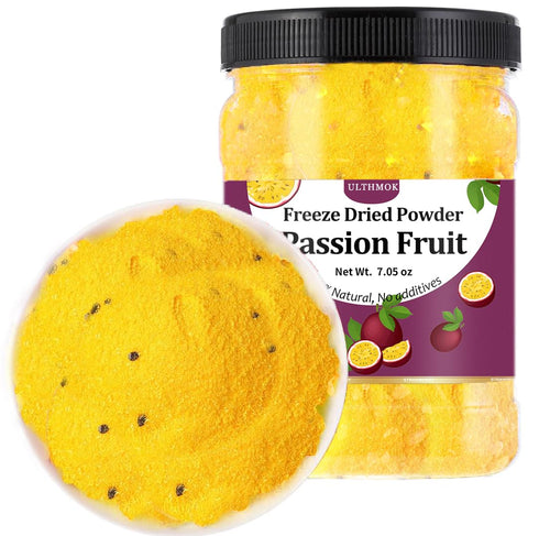 Premium Freeze Dried Passion Fruit Powder 8.82OZ/250g, Made with 100% Natural Frozen