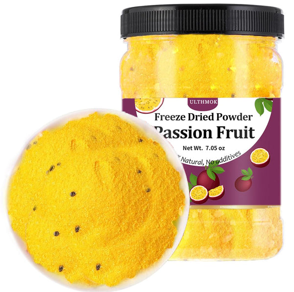 Premium Freeze Dried Passion Fruit Powder 8.82OZ/250g, Made with 100% Natural Frozen