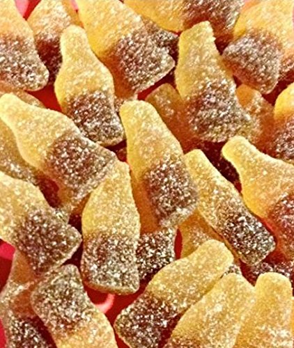 Gummi Gummy 5 (Pack 12) HARIBO Candy, Fizzy-Cola Candy Soda Bottles, Ounce Share Size Bags of Delicious Soft & Chewy