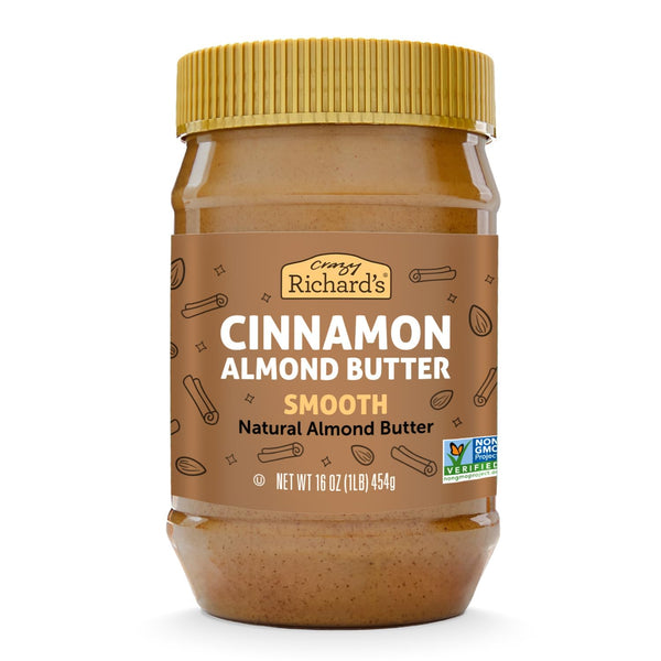 Crazy Richard's Cinnamon Almond Butter with Just Four Simple Ingredients (16 Ounce,