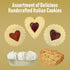 30 2Lb Assorted Italian Cookies Gift Box, Over Individually Wrapped Traditional Gourmet Cookies - Square Tin