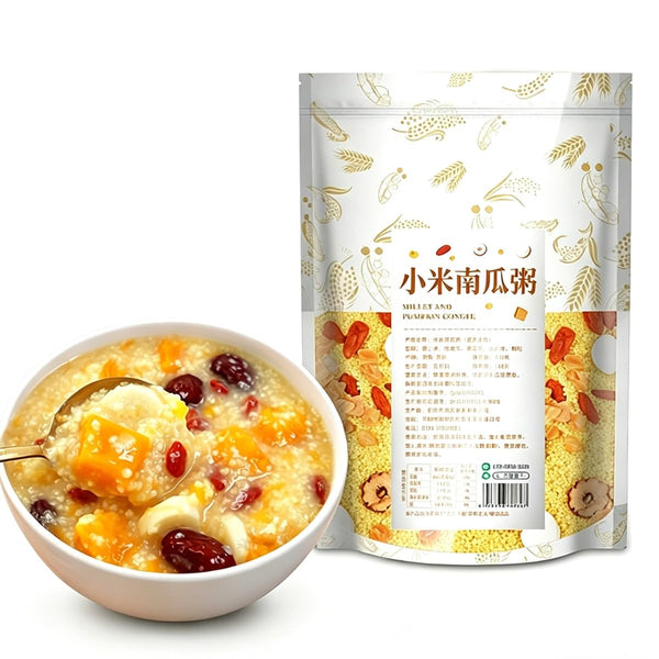 xapuo Millet Pumpkin Porridge Mix 500g, Soft Naturally Sweet, Stovetop Or Blender, Whole