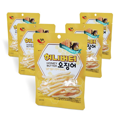 K-Herb Dried Squid – Flavorful Grilled Soft Butter Korean Dried Squid (Butter Squid 5 Pack)