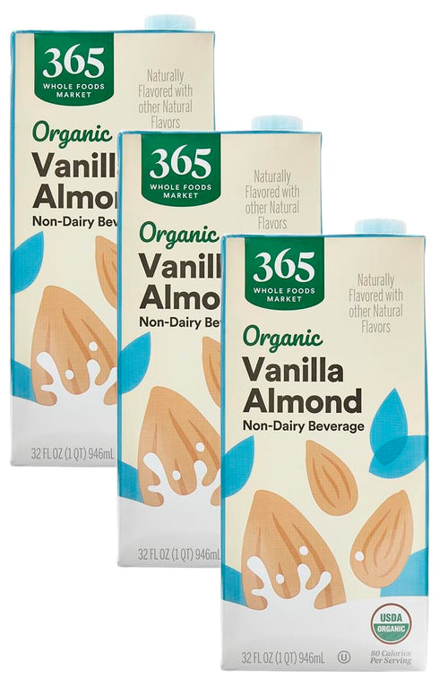 365 by Whole Foods Market, Organic Vanilla Almond Milk, 32 Fl Oz