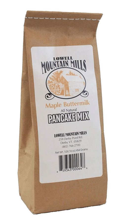 Taste of Vermont Gift Box with Maple Syrup, Pancake Mix, and Jar of Blake Hill Strawberry Rhubarb Jam