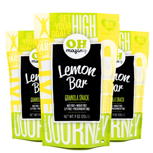 Oh-Mazing Granola Snack, Gluten-Free, Nut-free, No Soy, No Preservatives, Small Batch, 3