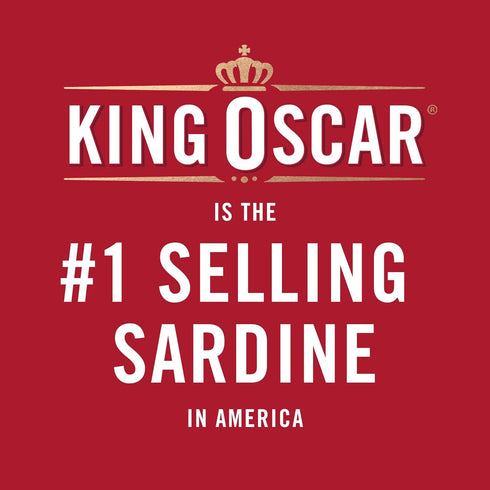 4.38 (Pack 1), King Oscar Sardines in Olive Oil, Ounce Cans of Skinless & Boneless, Wild Caught Canned Sardines