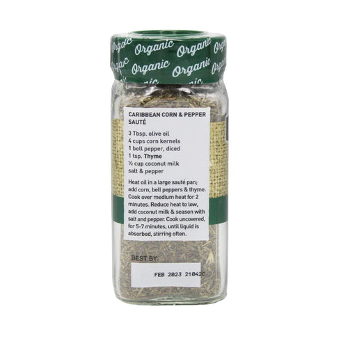 The Spice Hunter Thyme, Organic, 0.6-Ounce Jar