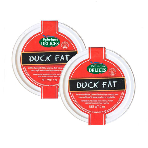 Fabrique Delices Rendered Duck Fat - Pork-Free - 7oz (Pack of 2)