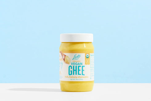 14 oz. Livlo Organic Vegan Ghee - Plant Based Butter - No Refrigeration Necessary - Dairy, Soy Free, and Gluten Free