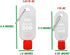 By The Cup Sauce 2 Go Keychains, 1.69 Fluid Ounce and 1 Fluid Ounce Empty Mini Sauce Bottles (Sauce Not Included)