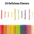 Pack (100 Count) The Honey Jar Variety Honey Sticks - Pure Honey Straws For Tea, Coffee, or a Healthy Treat - One