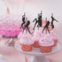 Donoter 48 Pcs Pole Dancing Cupcake Toppers | Pole Dancers Cake Picks for Birthday, Bachelorette Party Decorations