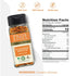 Pride Of India Gourmet Turmeric Minced Whole, 2.8 oz (79.3gm) Small Dual Sifter Jar, GMO Free Vegan Spice