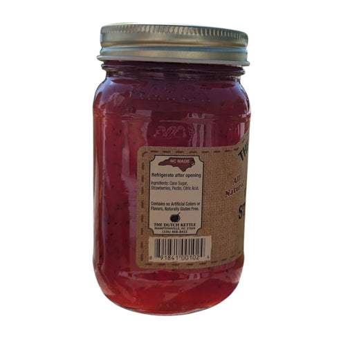 Generic (18 oz The Dutch Kettle Amish Homemade Strawberry Jam - One Jars) - Made with Premium Ingredients, Non-GMO, No