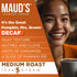 72 100% Maud's Decaf Pumpkin Spice Flavored Coffee Pods, ct, Medium Roast Flavored Coffee in Single Serve Pods Arabica