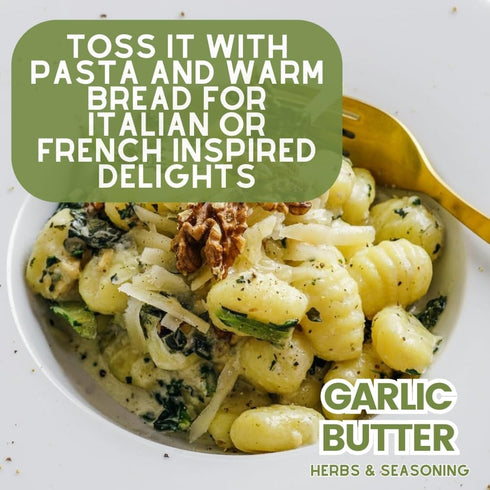 GLP-1 Everything But The Garlic Butter Herbs & Seasoning | Gourmet Seasoning, Artisanal Spice Blend | All Natural, Non