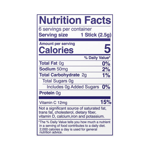 36 0.53 (Pack 6) SINGLES TO GO! Welch's Drink Mix Passion Fruit, Servings - Ounce
