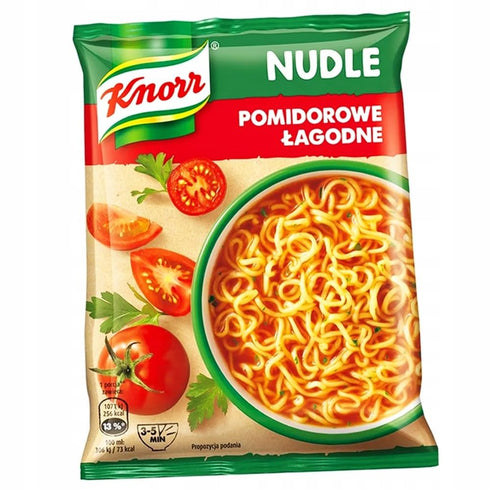 (3-Pack) Knorr Nudle Pomidorowe Lagodne Instant Tomato Noodle Soup