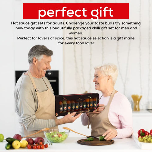 Set -10 Sets Chilli, Hot Sauce Gift Flavours, Hot Sauce Bottles, Food Gift For Men, Women, Vegan |Gourmet Chilli Sauces