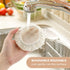 Olnverath 9pcs Set,3 Cover,3 Thermometer,3 Sourdough Starter Bread Fermentation Feeding Date Band,Sourdough Bread