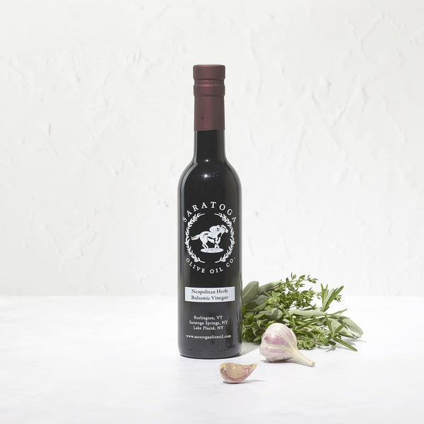 Saratoga Olive Oil Company Neapolitan Herb Dark Balsamic Vinegar 750ml (25.4oz)