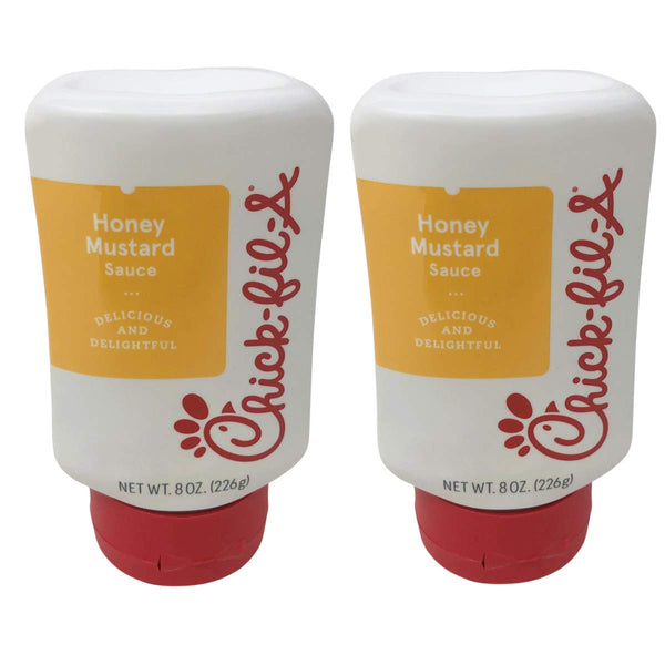 Chick-Fil-A Sauce 8 oz. Squeeze Bottle 2 Pack- Resealable Container for Dipping, Drizzling,