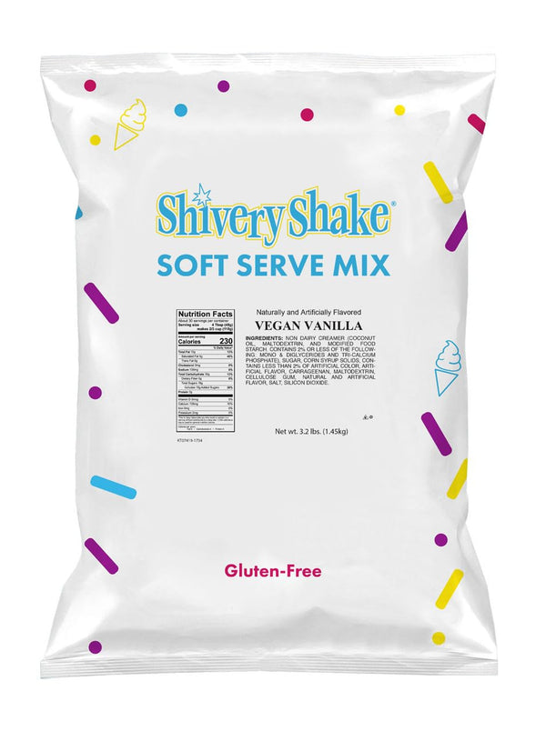 Shivery Shake VEGAN Vanilla Soft Serve Ice Cream Mix