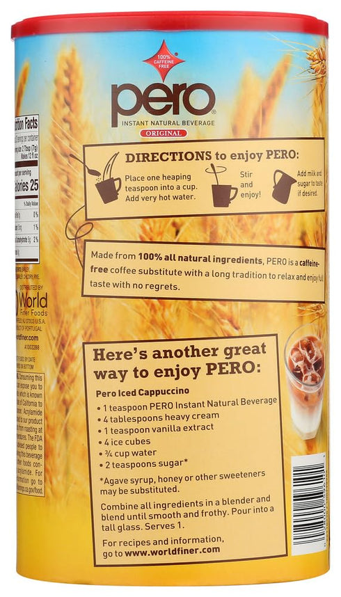 7 Oz Pero Instant Natural Beverage