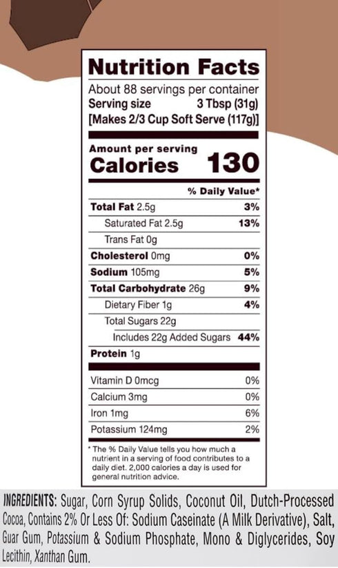 6 lb. Frostline Vanilla & Chocolate Soft Serve Powdered Ice Cream Mix | Lactose Free | Kosher | Bag Each