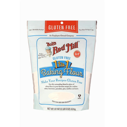 Bobs Red Mill Gluten-Free Baking Flour, 1 To 1, 22oz (1lb 6oz)