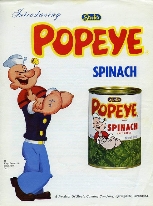 Popeye 13.5 Oz (3 Pack) Leaf Spinach, All Natural, No Preservatives