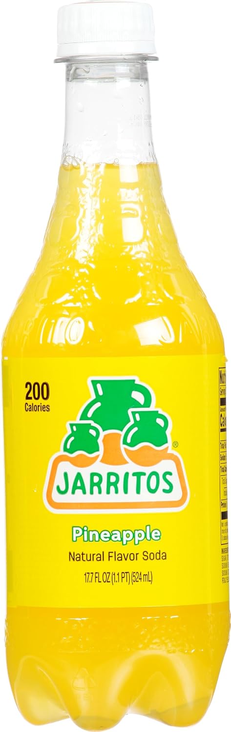Jarritos, Pineapple Pet Bottle, 17.7 Fl Oz