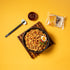 (24 Packs) 11g A-Sha Squiggly Noodle with Chili Crisp Drizzle and Rich Soy Sauce | of Protein | Premium Air Dried Never