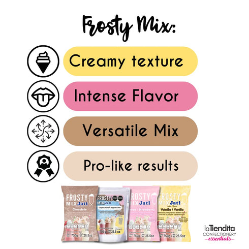 Deiman JATI Frosty Mix - Chocolate Cold Drink Powder Mix - Milkshake Powder - Blended Creme