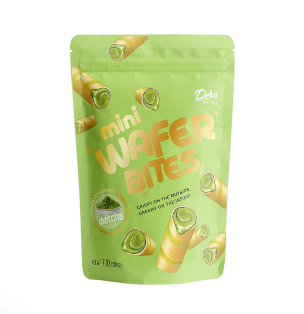 Deka Mini Wafer Bites, Matcha, Pack of 1
