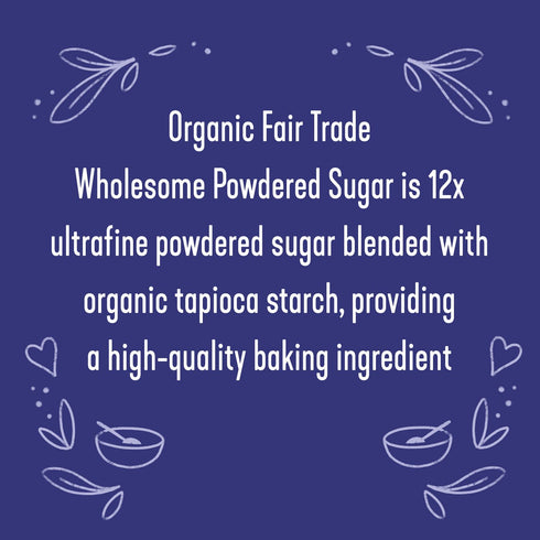 16-Ounce 1 Pack Wholesome Sweeteners Organic Powdered Confectioners Sugar, Fair Trade, Non GMO, Gluten Free & Vegan