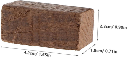 Healifty Red Wine Brewing Wood Chips Rustic Oak Cubes for Home Wine Making Enhance Flavor Aroma Random Shapes