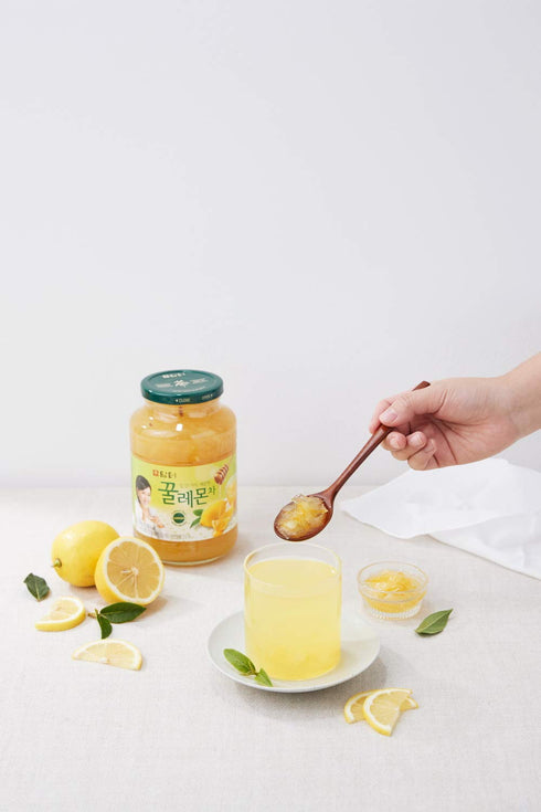 2.2 lb (35.3 oz) Damtuh Korean Honey Lemon Tea fl Lemon Marmalade Preserve for Hot or Iced Tea, Spread & Desserts