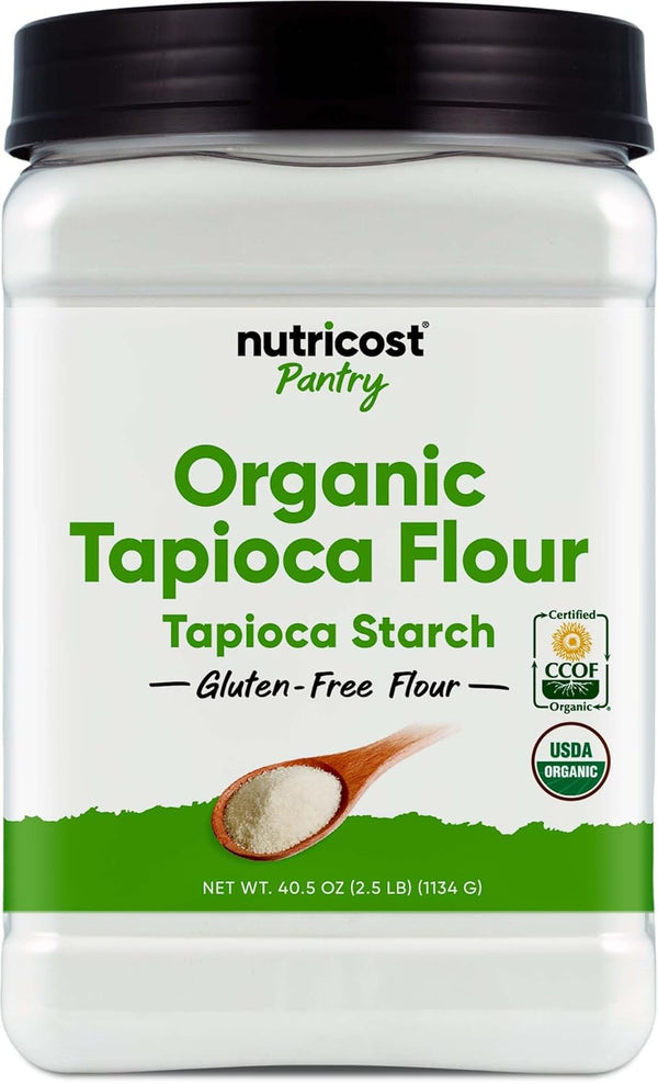 Nutricost Organic Tapioca Flour (2.5 LB) - Gluten-Free, Non-GMO