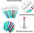 Super Z Outlet Light Sabre Cupcake Decoration Toppers, 12 Pack, 4" Tall Picks for Birthday Parties