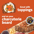 5.3 (Pack 6) Kii Naturals Organic Artisan Crisps, Healthy Snack Crackers for Cheese & Charcuterie Boards; Non-GMO, USDA