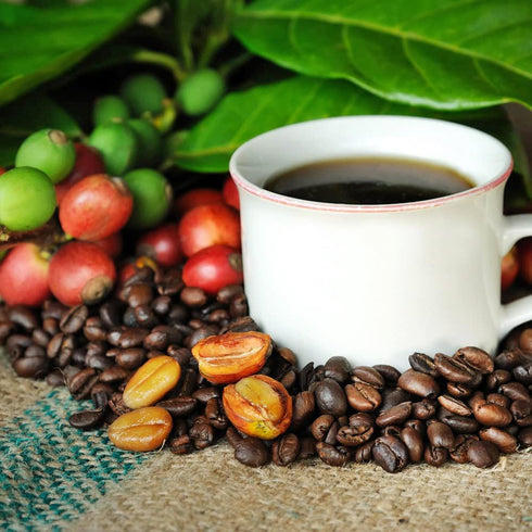 Keokea Coffee Co. 100% 8oz Packaged Kona Coffee - Ground - Medium Roast - - Farm Fresh - Grown and on the Big Island