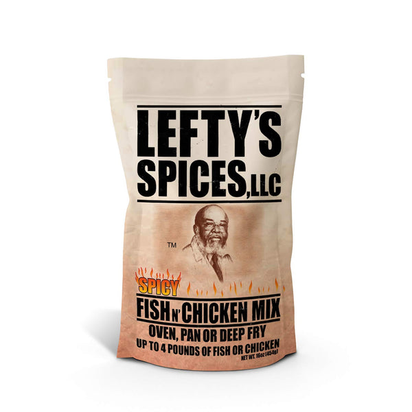 Lefty's Spicy Fish & Chicken Mix | Air Fry and Oven Baked