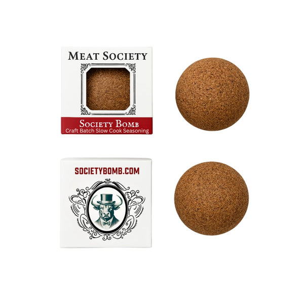 Meat Society "Society Bomb 2 pack" Craft Batch Slow Cook Seasoning Traditional Savory Blend