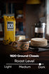 1820 100% 32 oz Caf Classic, Premium Costa Rican Ground Coffee, Arabica, Dark Roast, High Altitude Blend with Aroma