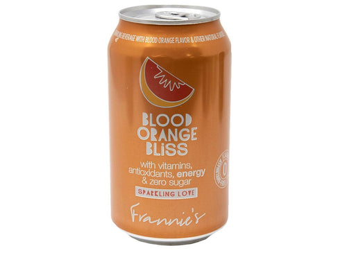 AmishTastes Frannies Sparkling Blood Orange Bliss, Protected With High-Density Foam, 12 Oz. (Case